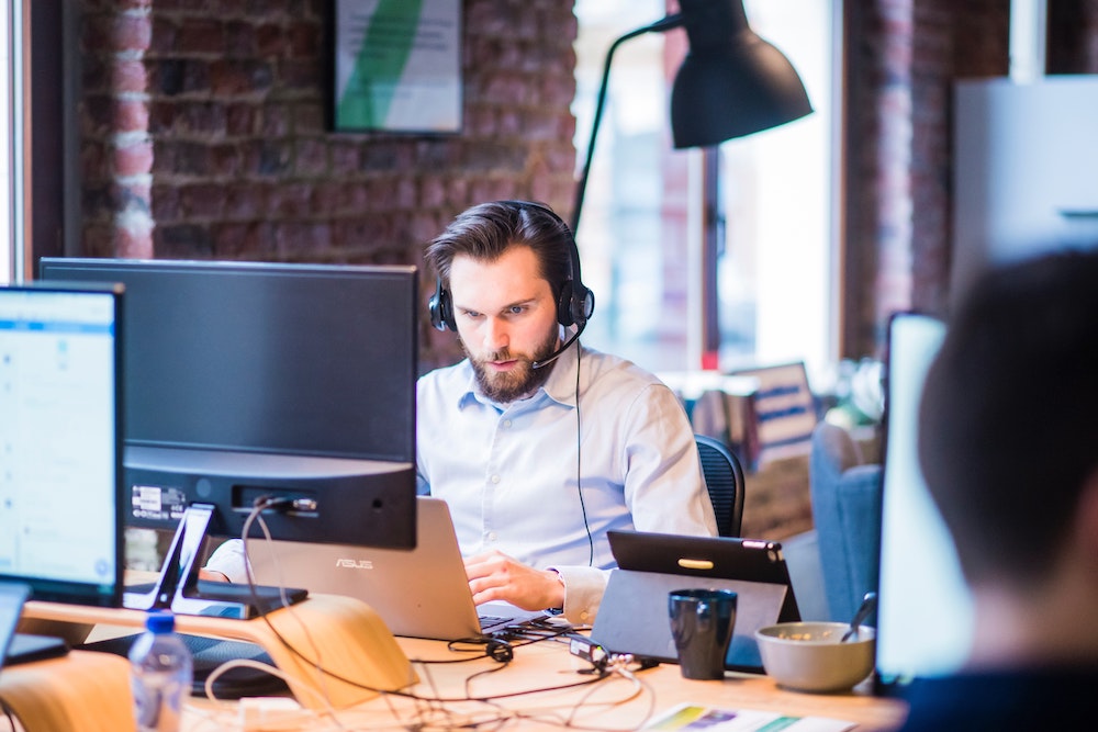 Man in Customer Service