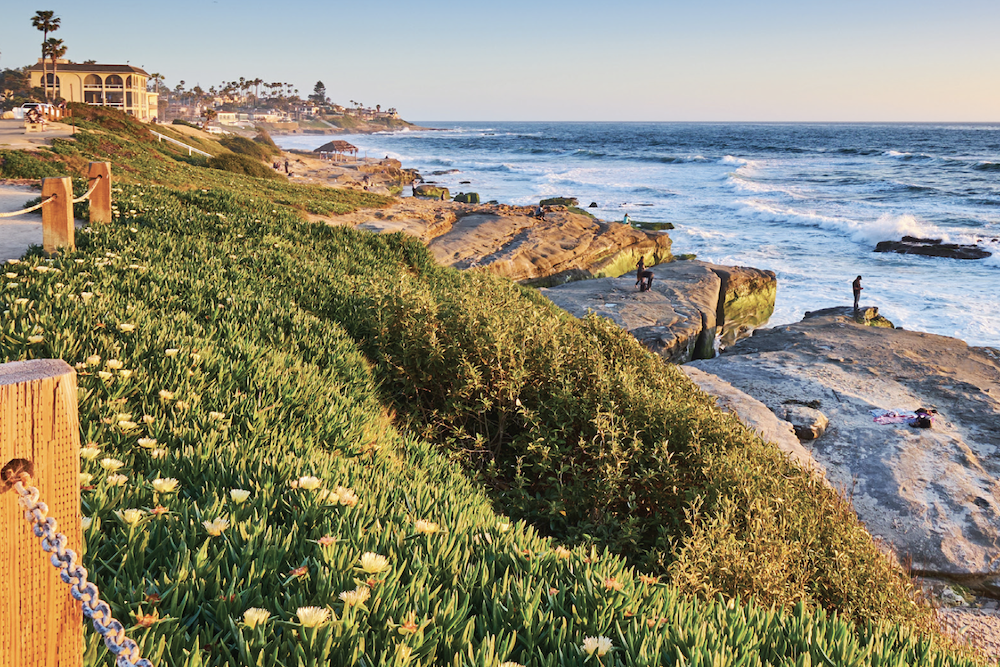 Beautiful view of the rocky coast of Northern California