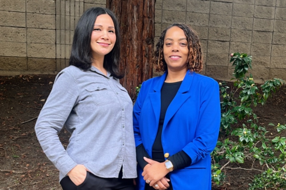 Blue image with people icon